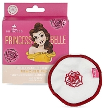 Oczyszczające płatki do twarzy wielokrotnego użytku - Mad Beauty Disney Princess Remover Pad Belle — Zdjęcie N1