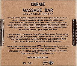 Olejek do masażu ciała w kostce - Courage Massage Bar — Zdjęcie N3
