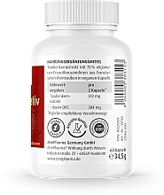 Suplement diety Ekstrakt z pestek winogron, 192 mg - ZeinPharma OPC Native 192mg Capsules — Zdjęcie N3