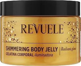 Połyskująca galaretka do ciała, złota - Revuele Shimmering Body Jelly Gold — Zdjęcie N1