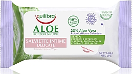 Kup Aloesowe chusteczki do higieny intymnej - Equilibra Aloe Intimate Wipes