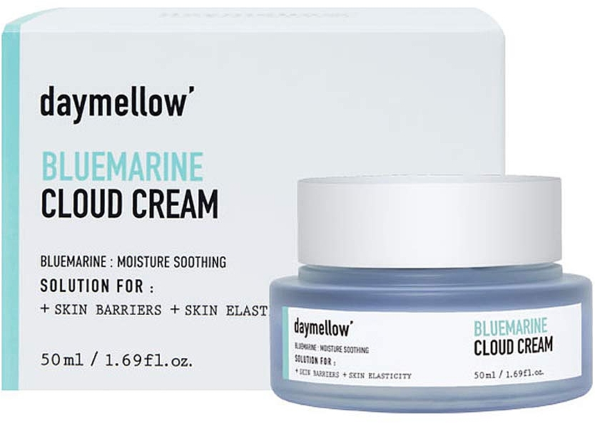 Kojąco-nawilżający krem-chmurka do twarzy - Daymellow Bluemarine Cloud Cream  — Zdjęcie N2