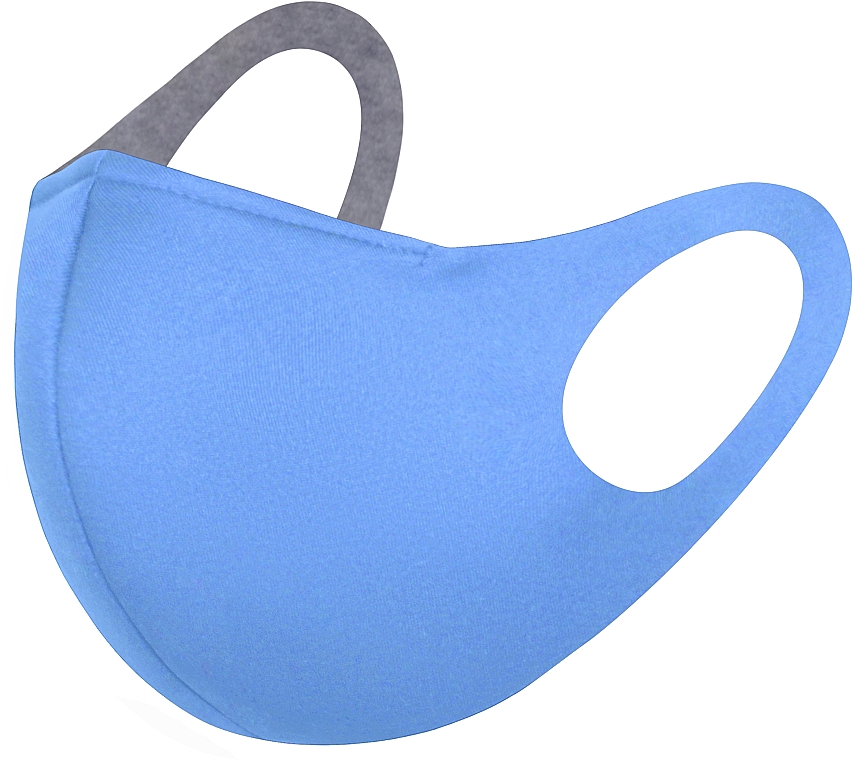 Maska ochronna na twarz, niebieska, rozmiar XS - MAKEUP — Zdjęcie N1