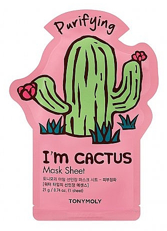 Maseczka do twarzy - Tony Moly I'm Cactus Mask Sheet — Zdjęcie N1