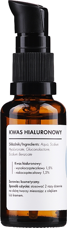 Kwas hialuronowy 3% - LullaLove Hello Beauty Hyaluronic Acid 3% — Zdjęcie N2