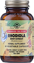 Ziołowy suplement, Ekstrakt z korzenia rhodiola - Solgar Rhodiola Root Extract Herbal Supplement — Zdjęcie N2
