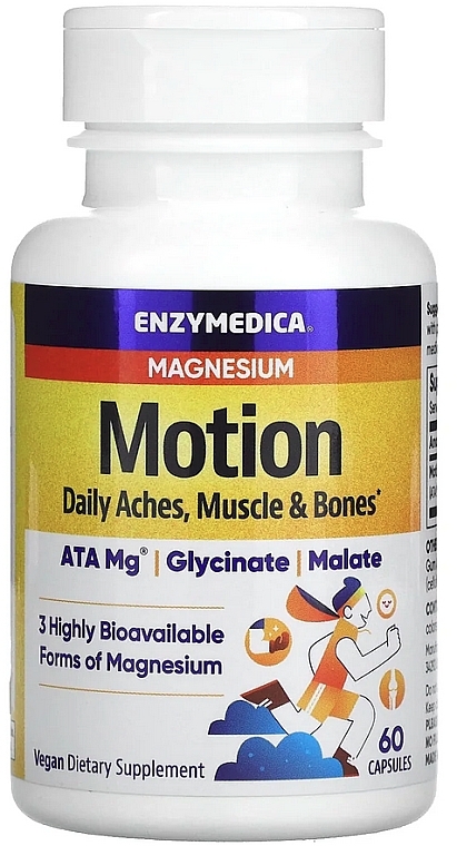 Suplement diety Magnez - Enzymedica Magnesium Motion — Zdjęcie N2