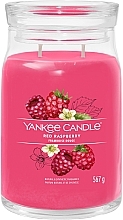 Świeca zapachowa w słoiczku Czerwona malina, 2 knoty - Yankee Candle Red Raspberry — Zdjęcie N1