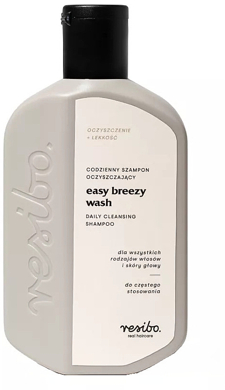 Codzienny szampon oczyszczający do wszystkich rodzajów włosów - Resibo Easy Breezy Wash Shampoo — Zdjęcie N1