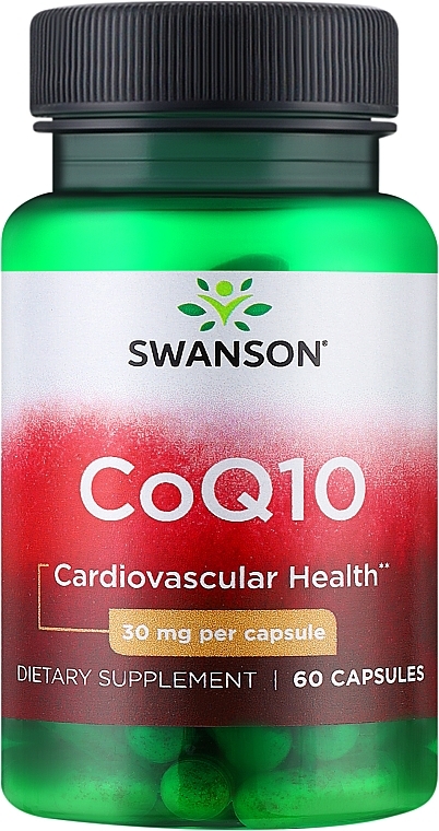 Suplement diety Koenzym Q10, 30 mg - Swanson CoQ10  — Zdjęcie N1