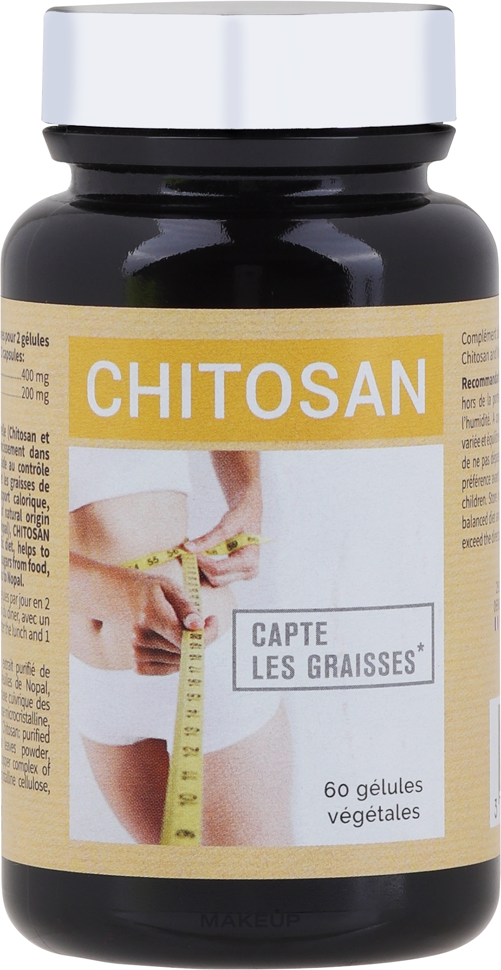 Suplement diety Chitosan - Institut Claude Bell Chitosan The Fat Magnet — Zdjęcie 60 szt.