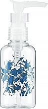 Butelka z dozownikiem, 75 ml, niebieskie kwiaty - Top Choice — Zdjęcie N1
