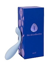 Wibrator dopochwowy i wibrator punktu G, niebieski - The Oh Collective Kit Vaginal & G-Spot Vibrator Blue — Zdjęcie N1