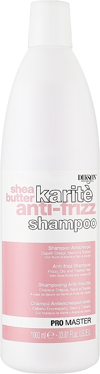 Szampon do włosów suchych i zniszczonych - Dikson Shea Butter Karite Anti-Frizz Shampoo — Zdjęcie N1