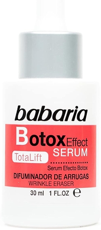 Serum liftingujące do twarzy - Babaria Botox Effect Total Lift Serum — Zdjęcie N1