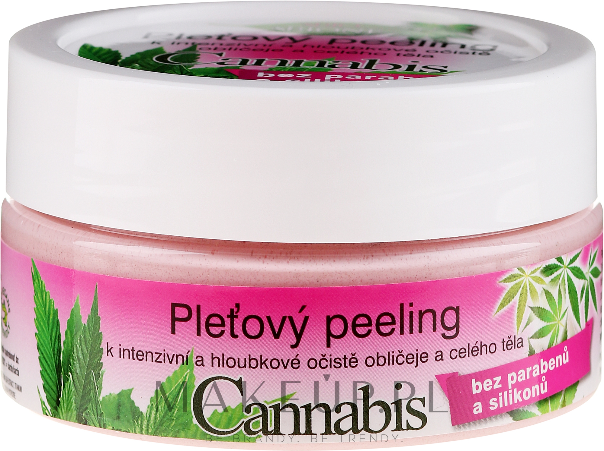 Peeling do twarzy i ciała z olejem konopnym - Bione Cosmetics Cannabis Face Peeling — Zdjęcie 200 ml