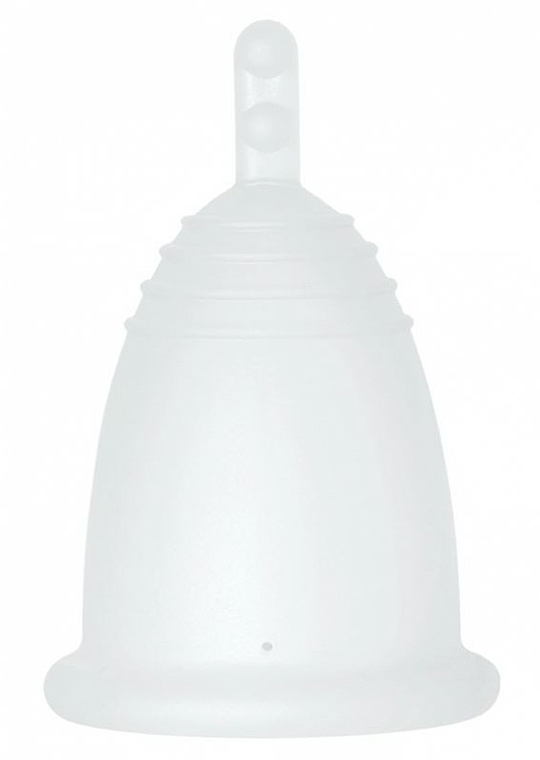 Kubeczek menstruacyjny, rozmiar XL, przezroczysty - MeLuna Sport Menstrual Cup Stem — Zdjęcie N1