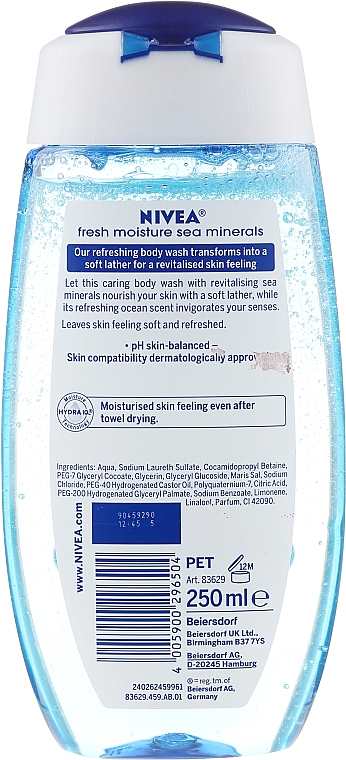 Odświeżający żel pod prysznic - NIVEA Pure Fresh Shower Gel — Zdjęcie N2