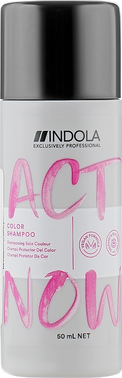 Szampon do włosów farbowanych - Indola Act Now! Color Shampoo — Zdjęcie N1
