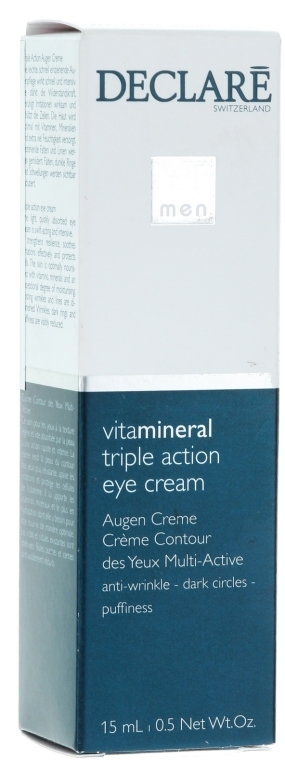 Krem pod oczy o potrójnym działaniu - Declare Triple Action Eye Cream anti-wrinkle