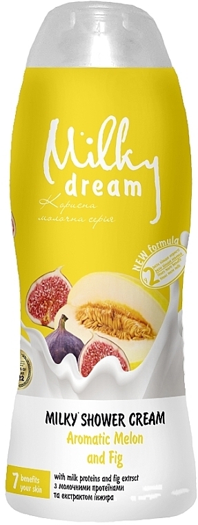 Krem-żel pod prysznic Pachnący melon i figi - Milky Dream — Zdjęcie N1