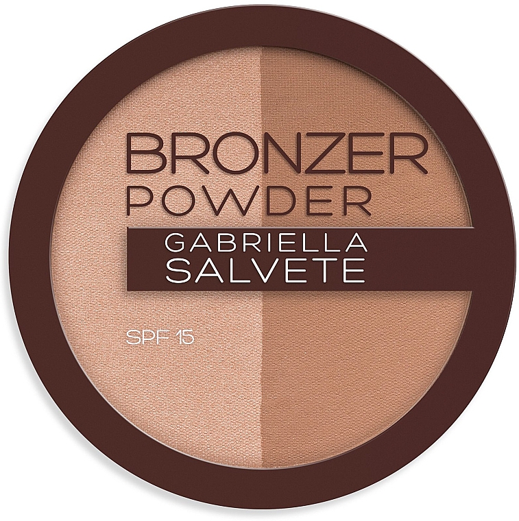 Bronzer w proszku - Gabriella Salvete Sunkissed Bronzer Powder Duo SPF15 — Zdjęcie N1