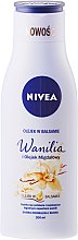 Olejek w balsamie Wanilia i olej migdałowy - NIVEA Balm With Vanilla & Almond Oil — Zdjęcie N1