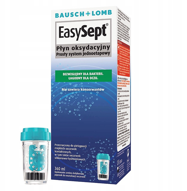 Roztwór do soczewek kontaktowych - Bausch & Lomb EasySept — Zdjęcie N1