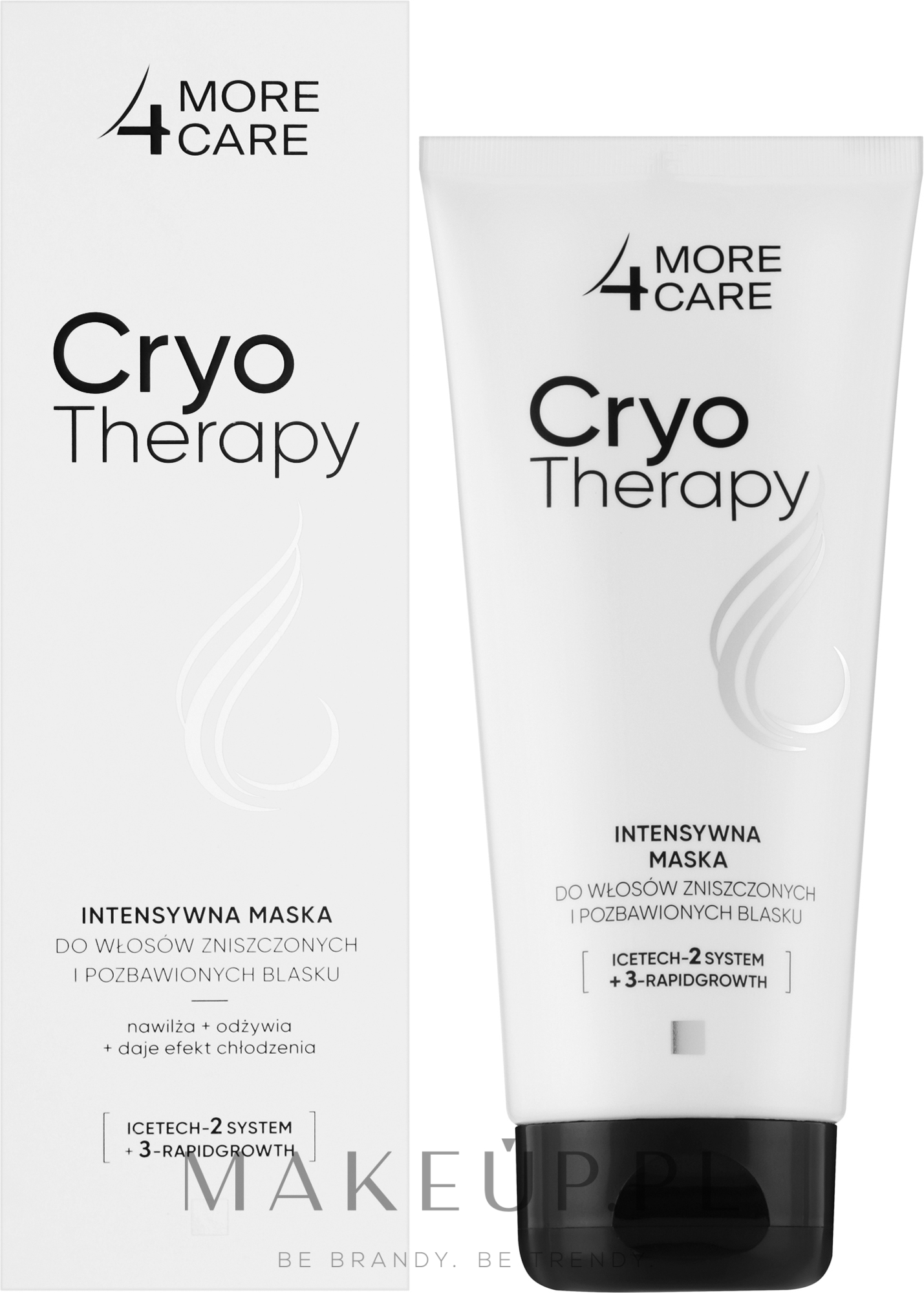 Intensywna maska ​​do włosów zniszczonych i matowych - More4Care Cryo Therapy Intensive Mask — Zdjęcie 200 ml
