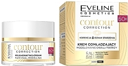 Kup Krem odmładzający, modelujący owal twarzy 60+ - Eveline Contour Correction Night and Day 60+ Rejuvenating Cream Face Oval Modeling