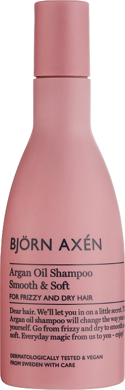 Szampon do włosów suchych i nieposłusznych Ananas i imbir - BjOrn AxEn Argan Oil Shampoo  — Zdjęcie N1