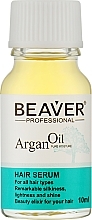 Odżywcze serum rewitalizujące z olejem arganowym - Beaver Professional Argan Oil Hair Serum — Zdjęcie N4