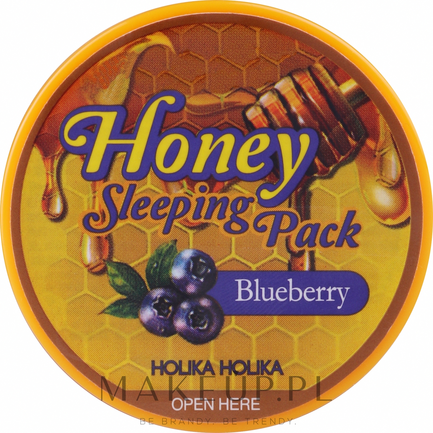 Maseczka do twarzy na noc Borówka - Holika Holika Honey Sleeping Pack — Zdjęcie 90 ml