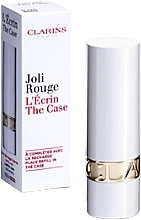 Etui na szminkę, białe - Clarins Joli Rouge The Case White — Zdjęcie N2