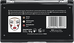 Paleta do konturowania twarzy - Wibo 3 Steps To Perfect Face Contour Palette New Edition — Zdjęcie N2