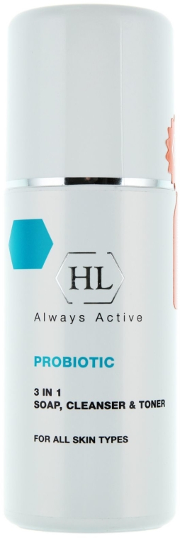 Delikatna oczyszczająca stonowana emulsja-demakijaż - Holy Land Cosmetics Probiotic 3 in 1