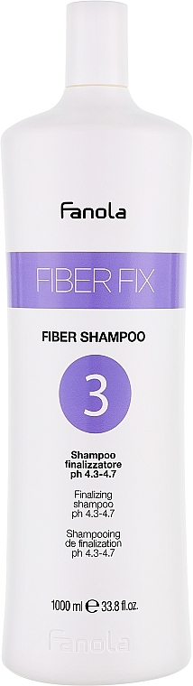Szampon do włosów - Fanola Fiber Fix Shampoo 3 Finalizing pH 4.3-4.7 — Zdjęcie N1