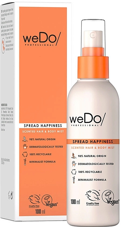 Mgiełka do włosów i ciała - WeDo Professional Spread Happiness Hair Perfume & Body Mist — Zdjęcie N1