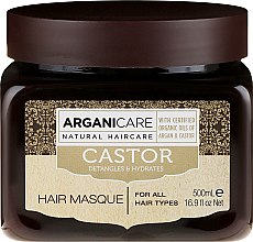 Maska stymulująca porost włosów - Arganicare Castor Oil Hair Masque — Zdjęcie N3