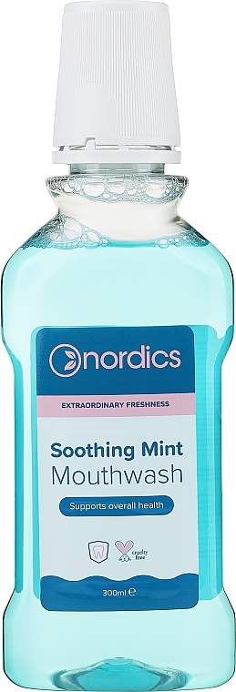 Płyn do płukania jamy ustnej Kojąca mięta - Nordics Soothing Mint Mouthwash — Zdjęcie N1