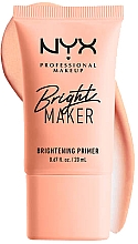 Rozświetlający podkład do twarzy - NYX Professional Makeup Bright Maker Brightening Primer — Zdjęcie N2