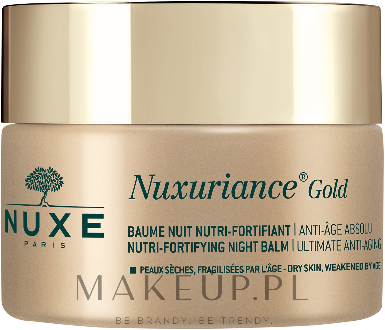 Odżywczy balsam wzmacniający na noc - Nuxe Nuxuriance® GOLD — Zdjęcie 50 ml