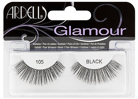 PREZENT! Sztuczne rzęsy - Ardell Fashion Lashes Glamour Black 105 — Zdjęcie N1