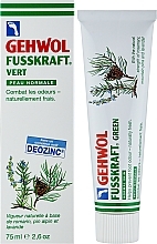 Odświeżający balsam do pocących się stóp - Gehwol Fusskraft Green — Zdjęcie N2