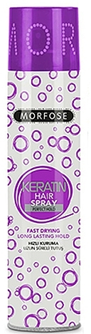 Lakier do włosów - Morfose Keratin Hairspray — Zdjęcie N1