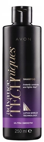 Wygładzający szampon do włosów przeciw ich puszeniu się - Avon Advanced Techniques Ultra Smooth Shampoo — Zdjęcie N1
