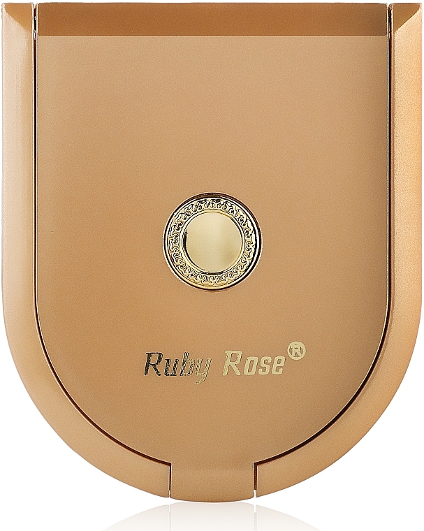 Dwustronne lustro półowalne, złote - Ruby Rose Delux Two-Way Mirror — Zdjęcie N2
