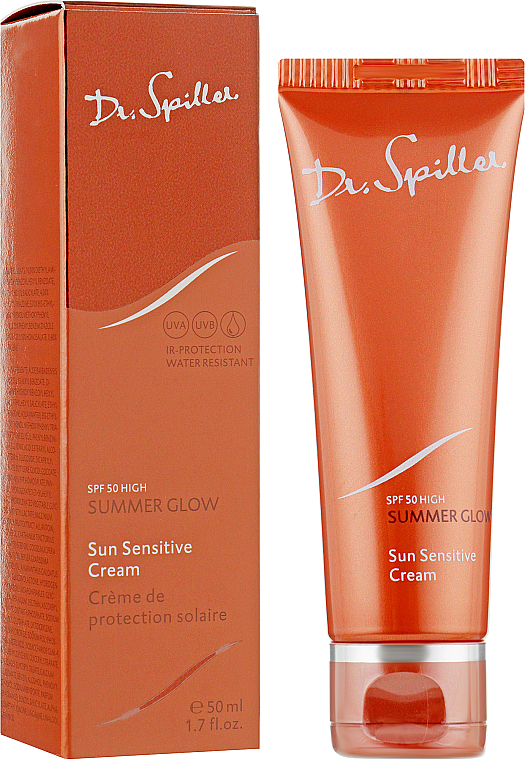 Krem przeciwsłoneczny do twarzy SPF 50 - Dr. Spiller Summer Glow Sun Sensitive Cream SPF50 — Zdjęcie N2