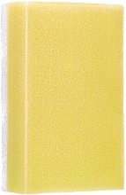 Gąbka kąpielowa, prostokątna, żółta - Ewimark — Zdjęcie N1