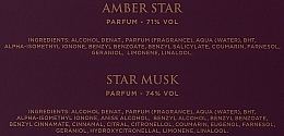 Xerjoff Shooting Stars Amber & Musk - Zestaw (edp 50 ml + edp 50 ml) — Zdjęcie N4